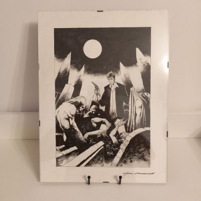 Dylan Dog - Corrado Roi , 1 Original drawing (anno 2023) - Misure 35x25 | eBay Europe