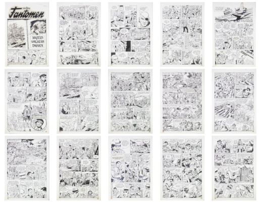 FELMANG ROMANO (n. 1941) - LEE FALK-FANTOMEN COMPLETE STORY FOR SWEDISH EDITIONS SEMIC the script by Remerthi title:… | Capitolium Art