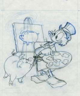 Mickey Magazine - Dessin original pour une couverture de picsou magazine - Les trésors surprises - Loose page - First edition - (1981)