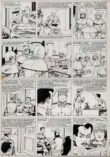 Paape | Valhardi, planche n°39 Ã  l’encre de Chine de l’Ã… | Banque Dessinée