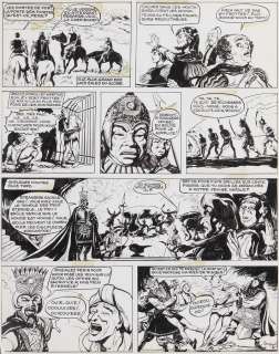 Dupuis | Marco Polo, ensemble de 10 planches (n°5 Ã  9 et … | Banque Dessinée