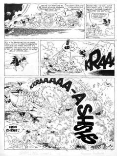 Macherot Raymond. (1924-2008) | MACHEROT Raymond. Â«SibyllineÂ». Encre de Chine sur papier pour la planc | Tessier Sarrou