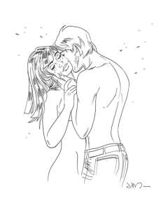 Jim (Terrasson, Thierry) - Originele tekening - Marie en Raphaël - Een nacht in Rome - (2016) | Catawiki