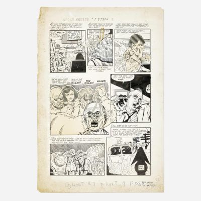 Lot 198 - John Belcastro, Ghost Comics #7 Story Page 26 Original Art (Fiction House, 1951) | Landry Pop Auctions