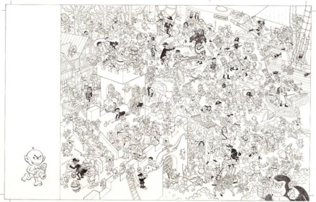 ORIGINAL PAGE - XUNGUIS / FLUNKERNE - FLUNKER - CERA - ORIGINAL DRAWING | eBay Europe