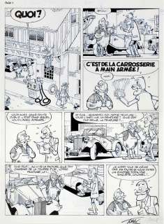 Turk | Clifton, planche n°1 Ã  l’encre de Chine et au cr… | Banque Dessinée