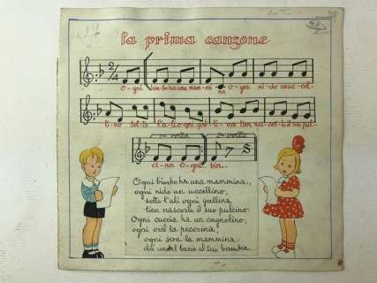 Golia - La Prima Canzone - Compleanni! - Loose page - (1945) | Catawiki