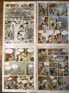 Redondo, Daniel - 4x Planche originale couleur - La Marque de la Sorcière T4 - L’Ange déchue - (1988) | Catawiki