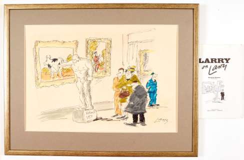 Rodins Vet original cartoon artwork drawn and signed by Larry (1980s)… | Comic Book Auctions ltd