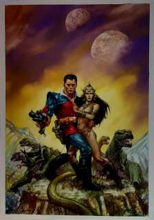 Dave Dorman - turbo jones: pathfinder #1 cover painting (large art) 1991