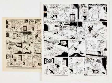 Sweeny Toddler original artwork (1985) drawn and signed by Tom… | Comic Book Auctions ltd