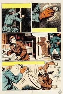 Mieczysław Wiśniewski (Rysownik) (1925 - 2006) | Mieczysław Wiśniewski (rysownik) | "Kapitan Kloss. Kurierka z Londynu" - plansza nr 25, 1972 | Desa Unicum