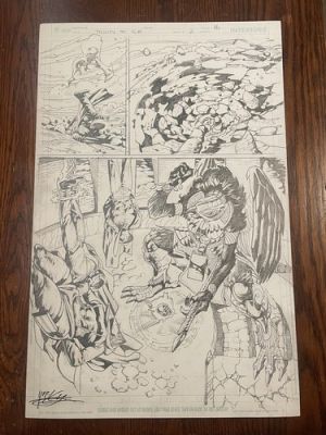 TRINITY OF SIN #2 original comic art PHANTOM STRANGER QUESTION STUNNING splash | eBay US (Buy It Now)