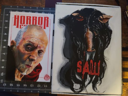 Rockyofleon | Original Art HORROR BOX | Raremarq (Buy It Now)