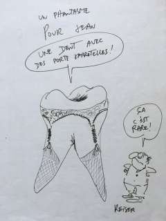 Reiser - Dessin original dédicacé - Un Phantasme | Catawiki