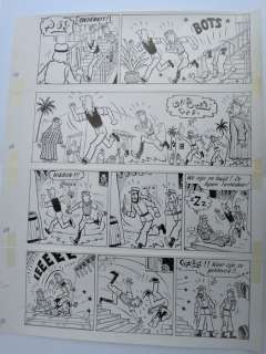 Piet Pienter en Bert Bibber 12 - Originele pagina (p.24) - Storm over Akhabakhadar - (1959) | Catawiki