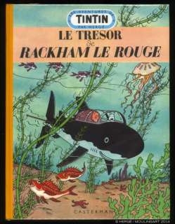Hergé | TINTIN 12. LE TRESOR DE RACKHAM LE ROUGE. Edition dite au médaillon | Coutau Bégarie