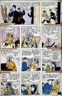 Jijé | Blondin et Cirage, planche n°44 Ã  l’encre de Chi… | Banque Dessinée