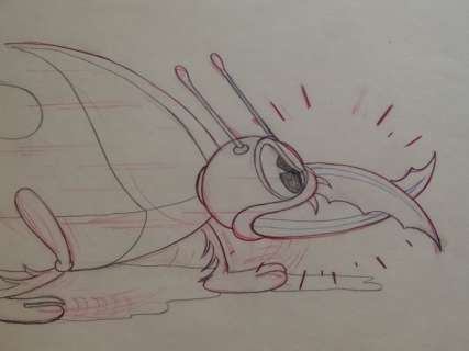 Walt Disney - MickeyÂ´s Garden - Original drawing, unique - (1935) - Unique, hand drawing | Catawiki