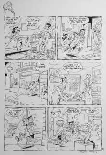 Alain Sirvent - Les Toubibs –  » Vanille  » – Planche Originale