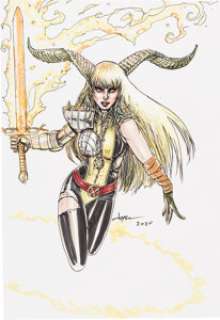 Joyce Chin - Magik Illustration Original Art (2020)....