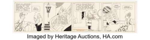 McManus, George | George McManus Bringing Up Father Daily Comic Strip Original Art dated 12-26-1940 (King Features Syndicate, 1940).... | Heritage