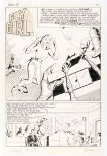Giunta, John | John Giunta Pep Comics #155 Complete 5-Page Fly Girl Story Original Art (Archie, 1962).... (Total: 2 Original Art) | Heritage