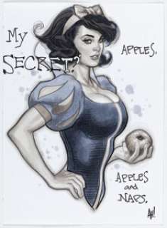 Hughes, Adam - Adam Hughes - Snow White Specialty Illustration Original Art (undated)....
