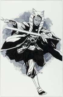 Unidentified Star Wars Artist | Mark Laming - Ahsoka from Star Wars Illustration Original Art (2023).... | Heritage