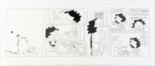 Rick Kirkman and Jerry Scott - Baby Blues Sunday Comic Strip Original Art dated 5-6-07 (King Features Syndicate, 2007).