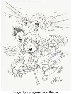 Judd Winick - HiLo: The Boy Who Crashed to Earth Specialty Illustration Original Art (2025). | Heritage