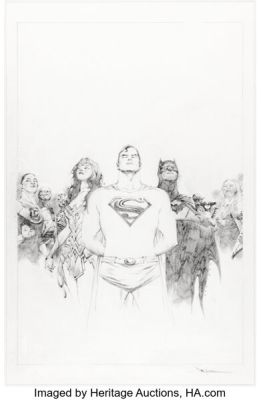 Jae Lee Justice League #13 Variant Cover Original Art (DC, 2019). | Heritage