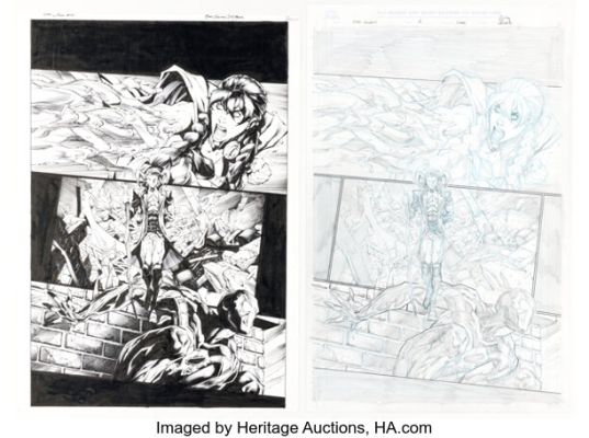 Ryan Stegman and J. P. Mayer Spider-Man 2099: Exodus #2 Cover Original Art Group of 2 (Marvel, 2022). (Total: 2 Original Art) | Heritage