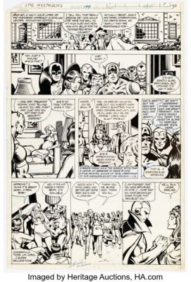 George Pérez and Dan Green The Avengers #199 Story Page 17 Original Art (Marvel, 1980). | Heritage