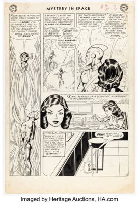 Carmine Infantino and Joe Giella Mystery in Space #86 Adam Strange Story Page 3 Original Art (DC, 1963). | Heritage