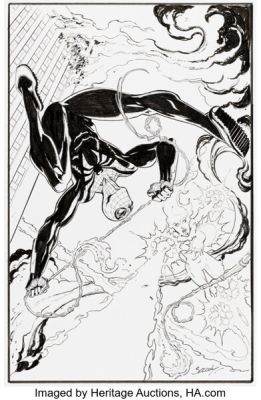 Mark Bagley Superior Spider-Man #5 Cover Original Art (Marvel, 2024). | Heritage