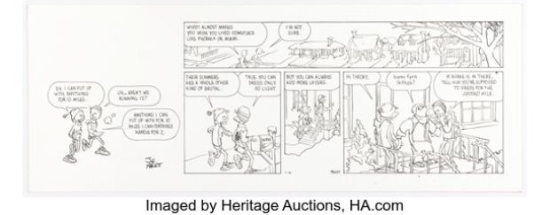 Jef Mallett Frazz Sunday Comic Strip Original Art dated 1-16 (United Feature Syndicate, c. 2000s). | Heritage