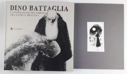 Dino Battaglia - Illustr. Origin. "Ritratto di Ragazza" + Vol. a Tiratura Limitata - Loose page - First edition | Catawiki