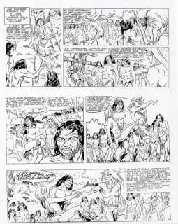 Rahan - tavole originali per "Pif" - Loose page | Catawiki