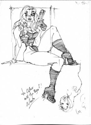 Alberto Ruiz | Ruiz - Boots And Gun #1 | ComicArtFans Classifieds