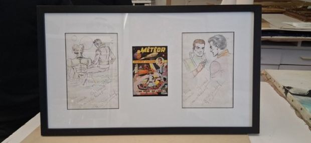 Rare 2 Dessins +cover Exclusif Dédicacés BD Meteor 1950 Raoul GIORDAN Star Trek | eBay Europe