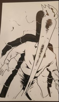 BOB BURDEN Original Published Art, FLAMING CARROT, Signed, 11x17, 1989, HQC #30 | eBay US