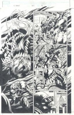 Mike Deodato | Thunderbolts, issue 115, page 4 | Galerie 9ème Art