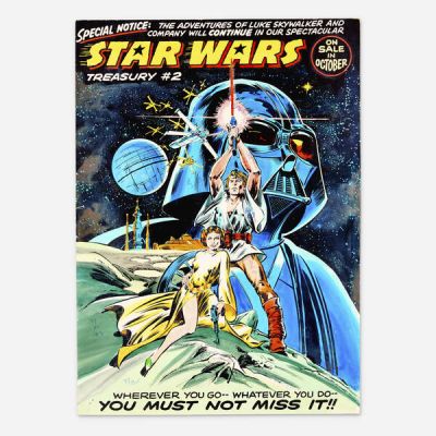 Lot 351 - Marvel Special Edition Star Wars #1 Advertisement Page 55 Color Guide (Marvel/Whitman, 1977) | Landry Pop Auctions