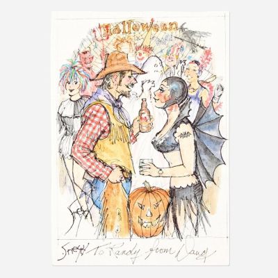 Lot 178 - Doug Sneyd, Costume Party Illustration | Landry Pop Auctions