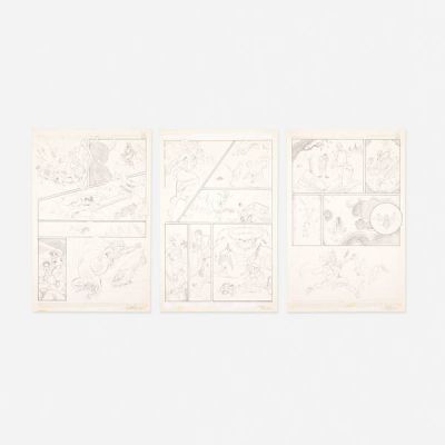 Greg Moutafis | Lot 367 - Group of 3 Supergirl Try-Out Pages Original Art (DC Comics) | Landry Pop Auctions