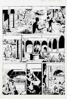 Chaillet | Lefranc, planche n°14 Ã  l’encre de Chine de l’é… | Banque Dessinée