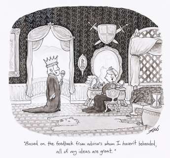 (NEW YORKER) TOM TORO (1982 - ) Advisors I Haven’t Beheaded. | Swann Galleries