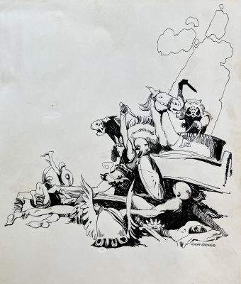 Jeffrey Catherine Jones | I AM A BARBARIAN (1967) | Shasta/Phoenix