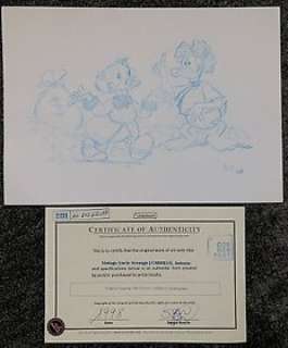 Antonio Carrillo - Original drawing - Vintage Uncle Scrooge (1998)